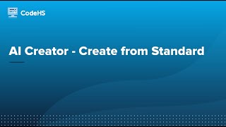 AI Creator - Create from Standard