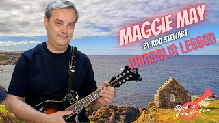 Maggie May (Rod Stewart) - Mandolin Lesson #rockpopmandolin