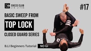No Gi BJJ Beginners Tutorial - Top Lock Sweep
