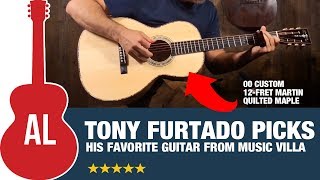 Tony Furtado with a Custom Shop Martin 00 Quilted Maple