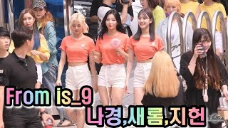 [4K] 190714 프로미스나인 이새롬,이나경,백지헌 직캠 (fromis_9 Lee Saerom,Lee Nagyung,Baek Jiheon Focus) -'출근길, 퇴근길'