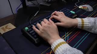 TiffTypes TKC M0LLY w/ Cranes typing sounds ASMR