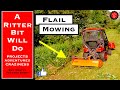 IS A FLAIL MOWER BETTER THAN A BRUSH HOG? (find out for yourself Kubota BX23S)