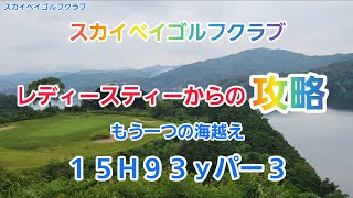 レディースティーからの攻略！15Ｈ93ｙパー3【スカイベイゴルフクラブ】