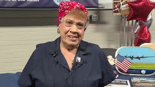 2017: 'Rosie the Riveter' Connie Palacioz returns factory where she helped build B-29s