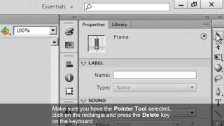How to Create a Shape Tween in Flash CS6