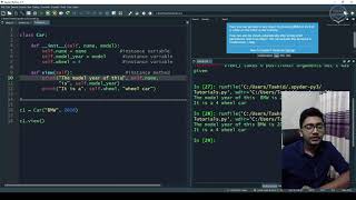 L7 | Python OOP | Constructor | Instance variable & method | Example-3 | Bangla