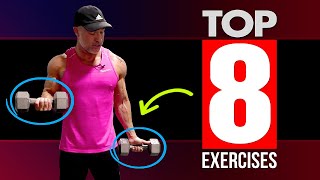 TOP 8 Dumbbell Exercises For Men Over 40 (MEN DO THIS!)