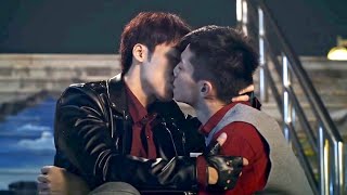 【BL】小受捨不得男友離開，狂吻將其挽留 丨History1 #耽美 #同性 #男男 #kiss #甜寵