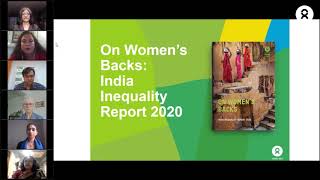 Inequality | Launch and Webinar of India Inequality Report 2020 "On Women's Back"