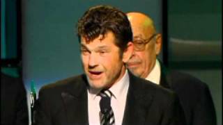 Jann Wenner accepts award Rock and Roll Hall of Fame inductions 2004