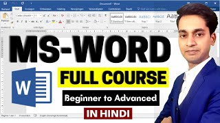 Word Tutorial For Beginners - Full Course in Hindi | Microsoft Word Complete Tutorial - 2022