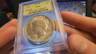 Huge Discovery On This 1921 High Relief Peace Dollar!!