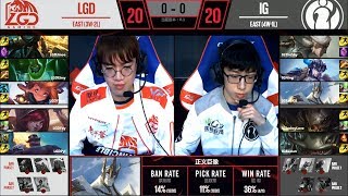 【LPL春季賽】第3週 LGD vs IG #1