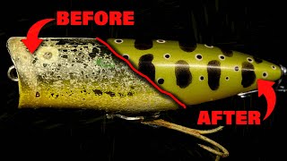 Restoring Old Fishing Lure // DIY Lure Painting