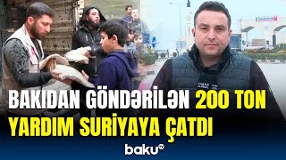 Azərbaycandan Suriyaya humanitar yardım | \