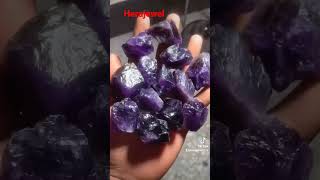 Natural purple crystal is very beautiful#crystals #gemstone