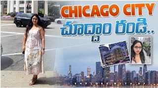 CHICAGO చుద్దాం రండి | Telugu Vlogs USA | Travel Vlogs | Explore with DP #teluguvlogsfromusa