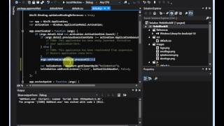 Windows 8 Development - Javascript Event Handlers