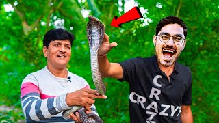 Saving a Deadly Cobra Snake   खतरनाक सांप से आमना सामना   Do Not Try