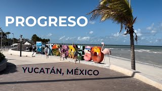 Cover the malecón in Progreso, Yucatán, México along the beach to the longest dock in the world!