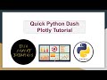 Learn Interactive Dashboard with Dash and Plotly in under 5 minutes - Quick Tutorial