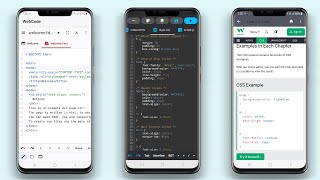 3 Best HTML, CSS and JS IDE Editor Apps for Android 2026