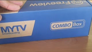 Unboxing MYTV Freeview Broadcasting Combo Box | Not For Sale