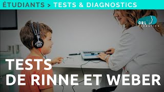 Les tests de Rinne et de Weber (acoumétrie) | Formation Étudiant