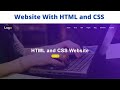 How Make a website with html and css step by step tutorial | Tahmid Ahmed