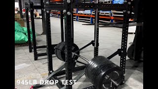 REP Strap Safeties 2.0 - See a 945lb Drop Test!  - Power Rack Safety Straps Rated to 1,000 pounds