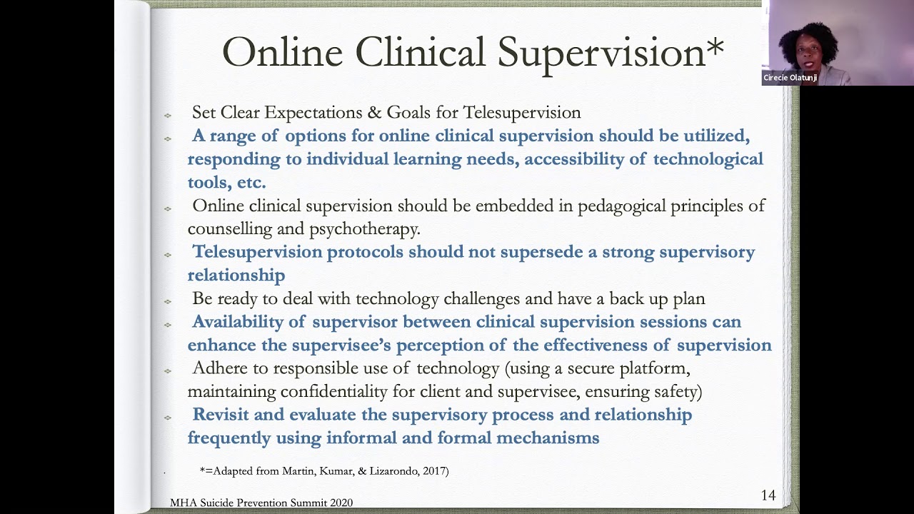 ONLINE CLINICAL SUPERVISION - YouTube