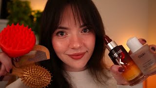 ASMR Cozy Friend Scalp Massage and Hair Brushing for Sleep 😴