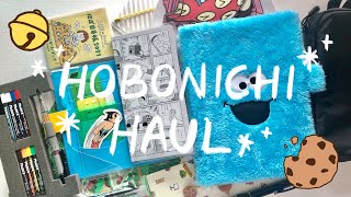 ENG] Huge Hobonichi Unboxing / 30만원 호보니치 하울✨ / 다이어리 정착 / 캐릭터 제품들 모두 쓸어 모았습니다🍪