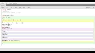 Blue Java : Series program part 13