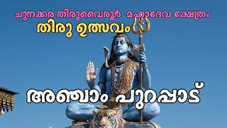 ചുനക്കര തിരുവൈരൂർ  മഹാദേവ ക്ഷേത്രം തിരു ഉത്സവം  2025 | Chunakkara Thiruvairoor Sree MahaDeva Temple