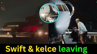 Shocking Goodbye: Travis Kelce & Taylor Swift Fly Out in Luxury Jet After Chiefs Camp Ends