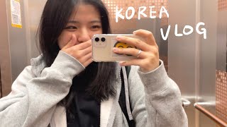 韓國vlog🇰🇷韓國解禁口罩了🙊上學、寫作業、樂高樂園、Tufting鏡子DIY｜韓國留學生【mint민트민】