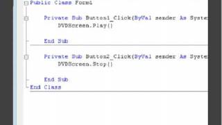 How To Create a Simple DVD Player Using VB.NET