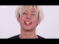K-Pop-Rock Star Woosung Unwraps WHAT with His Tongue!  Secret Talent Test  Cosmopolitan