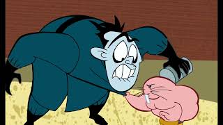 rufus beats up drakken for stealing from ron