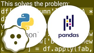Applying function with multiple arguments to create a new pandas column