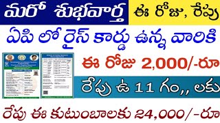 ఈ రోజు, రేపు ఏపి ప్రజలకు గుడ్ న్యూస్ వీలందరి ఖాతాలో డబ్బులు జమ | AP CM YS JAGAN MOHAN REDDY 2021