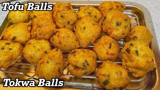 How to make Tofu Balls / Tokwa Balls Recipe