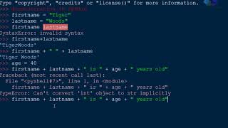 Concatenation in Python - Joining strings and variables in Python [Hindi]