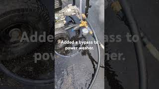 Added a bypass to my Simpson power washer. #pressurewashing