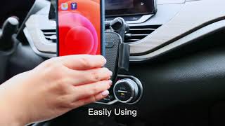 Yesido C105 Car Air Outlet Dual Clip Mobile Phone Navigation Holder