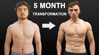 5 Month Weight Loss Transformation Timelapse | Bulked to Shredded