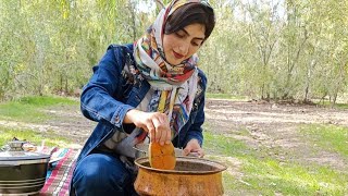 دستور اصلی پخت ماهی  در طبیعت جنوب ایران|Cooking fresh fish in the nature of southern Iran