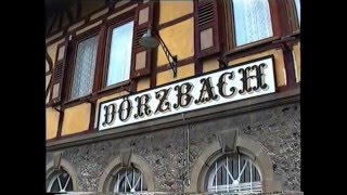 Jagsttalbahn. Dörzbach südlich von Würzburg